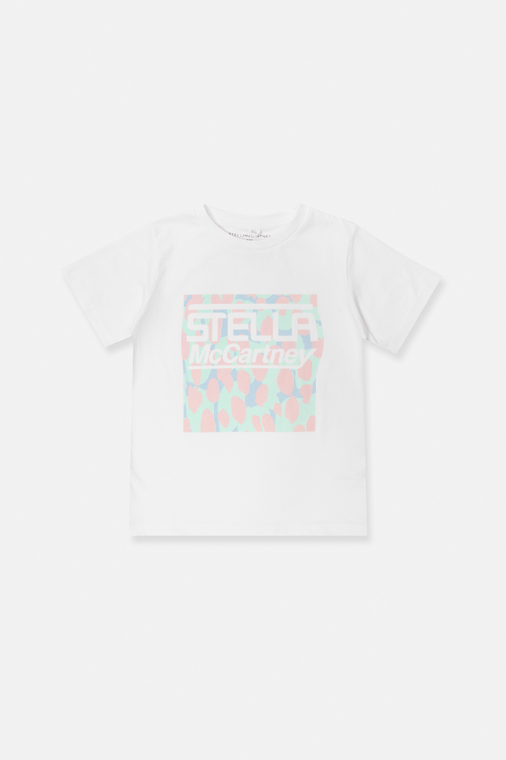 White T - shirt with logo Stella McCartney Kids